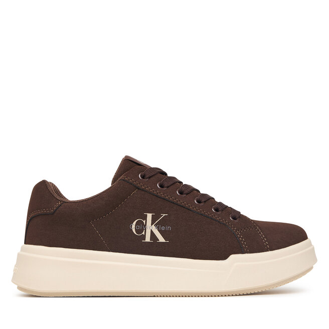 Sneakersy Calvin Klein V3X9-83472-0315 S Brązowy ciemny