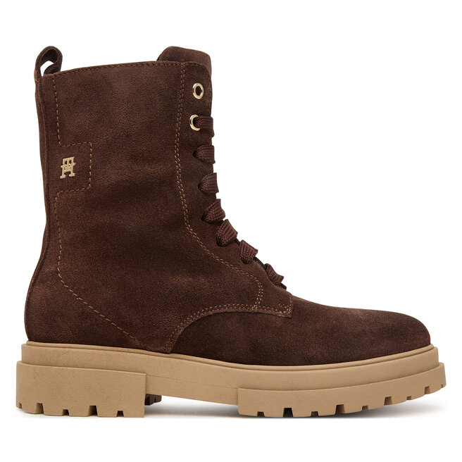 Trzewiki Tommy Hilfiger T4A5-35172-1429 M Brązowy