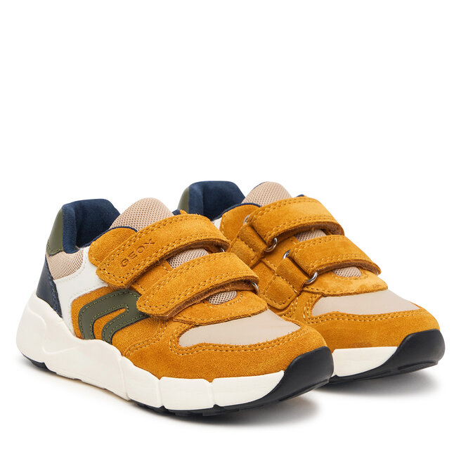 Sneakersy Geox B Flexyper Mini Boy B656GC 05422 C2023 S Żółty
