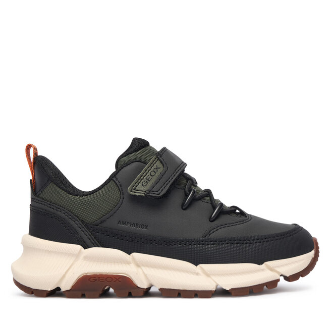 Sneakersy Geox J Flexyper Plus Boy B Abx J56LCA 0MEFU C0033 M Zielony ciemny