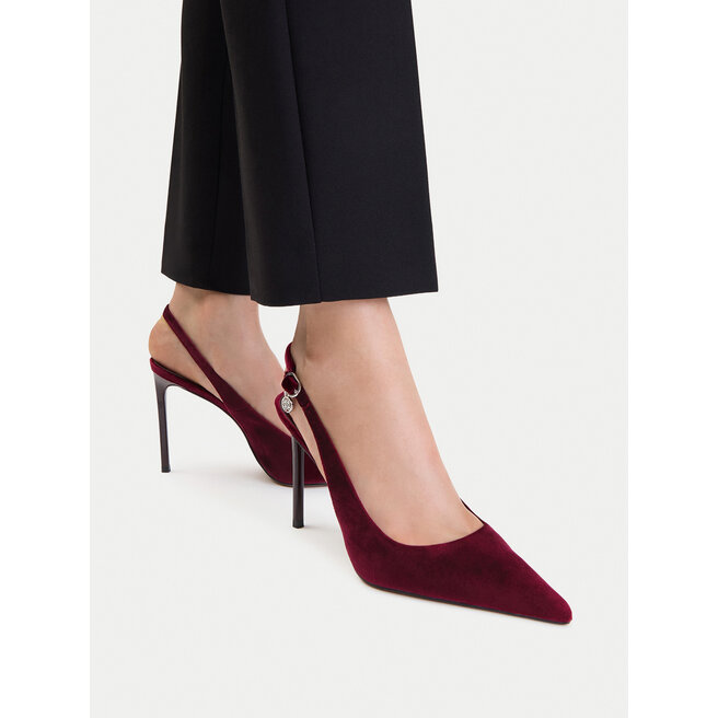 Szpilki Nine West EO-TS6384-02 Bordowy