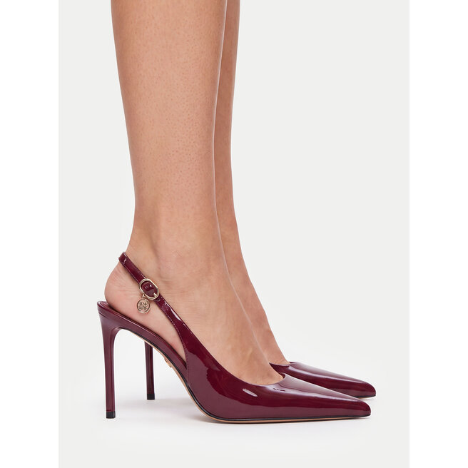 Szpilki Nine West EO-TS6384-01 Bordowy