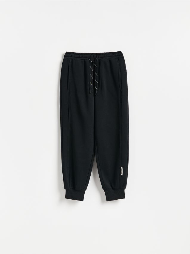 Reserved - Ocieplane joggery baggy - czarny