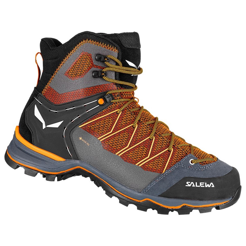 Buty męskie Salewa Ms Mtn Trainer Lite Mid Gtx Rozmiar butów (UE): 45 / Kolor: czarny/pomarańczowy