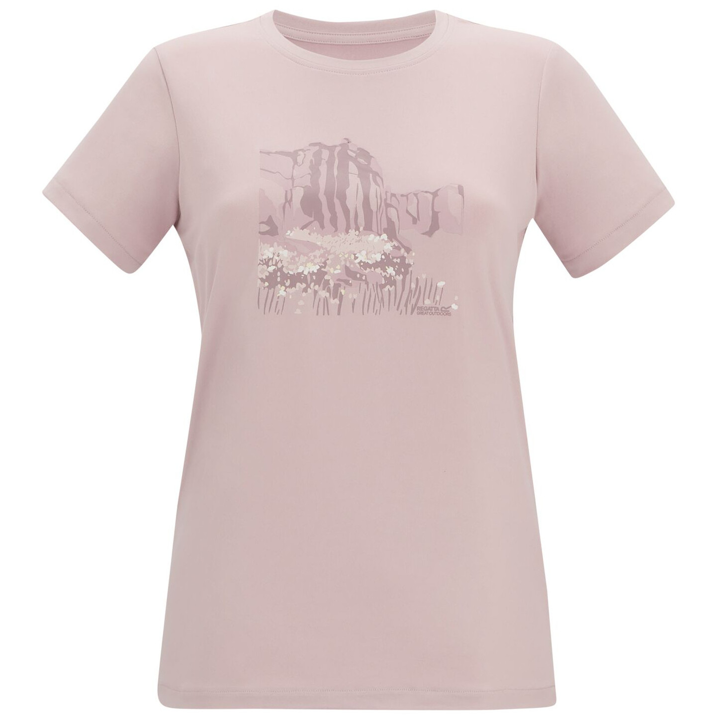 Koszulka damska Regatta Womens Fingal Stretch Rozmiar: 5XL / Kolor: różowy
