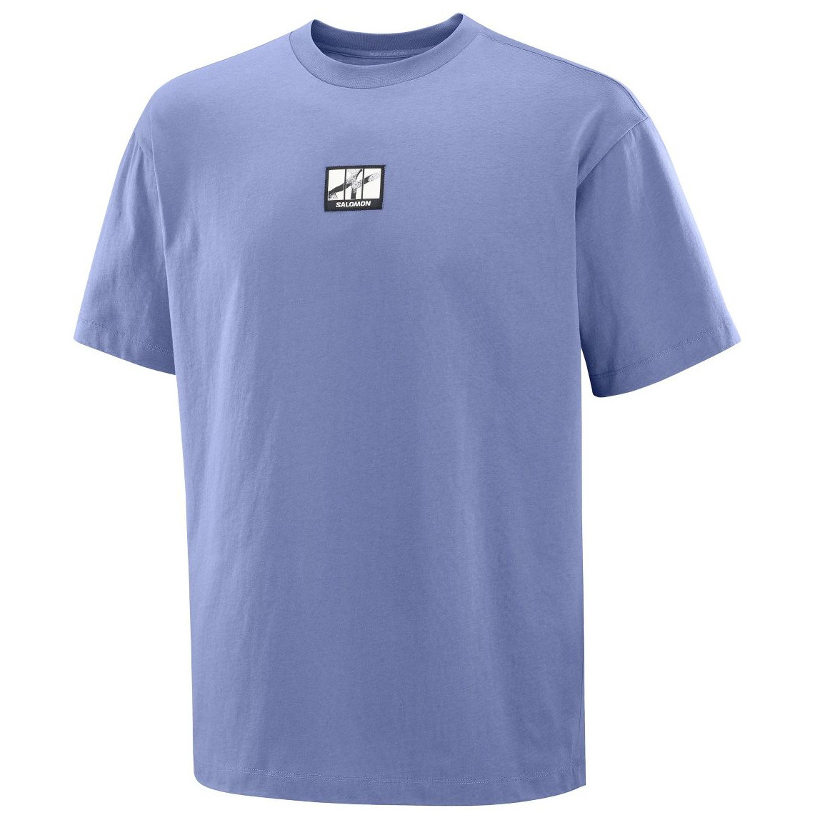 Koszulka męska Salomon Wild Rays Label SS Tee Rozmiar: XL / Kolor: niebieski