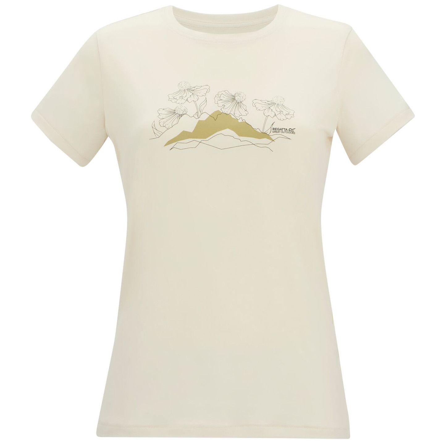 Koszulka damska Regatta Womens Fingal Stretch Rozmiar: 6XL / Kolor: beżowy
