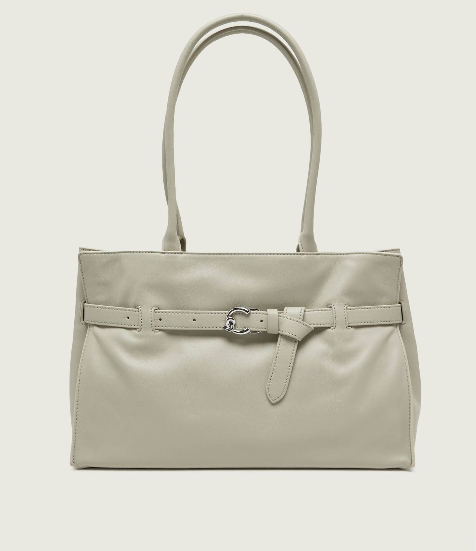 Coccinelle Skórzana shopperka Coccinelle Sabine Soft