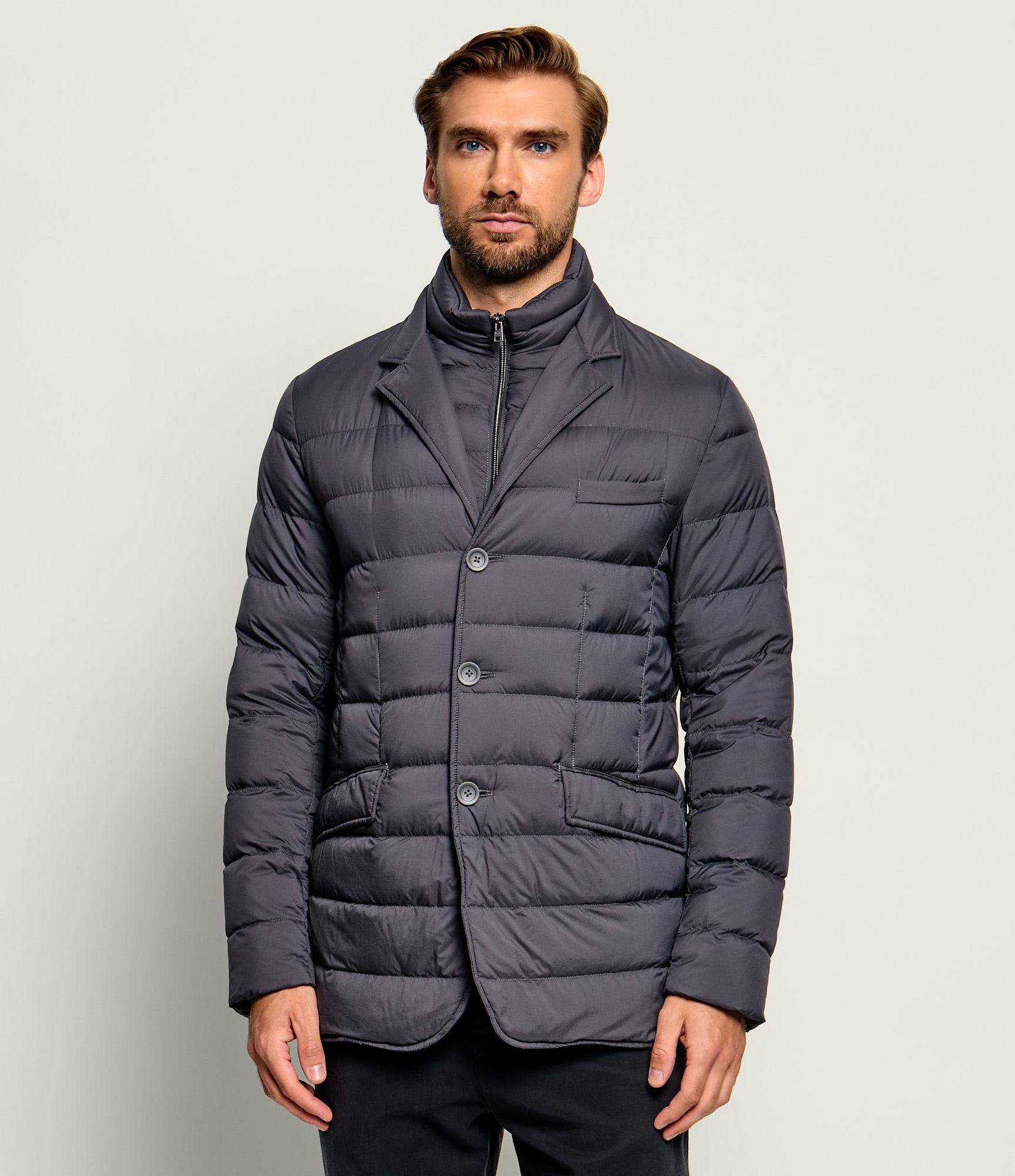 Herno Puchowa kurtka 2w1 Regular Fit