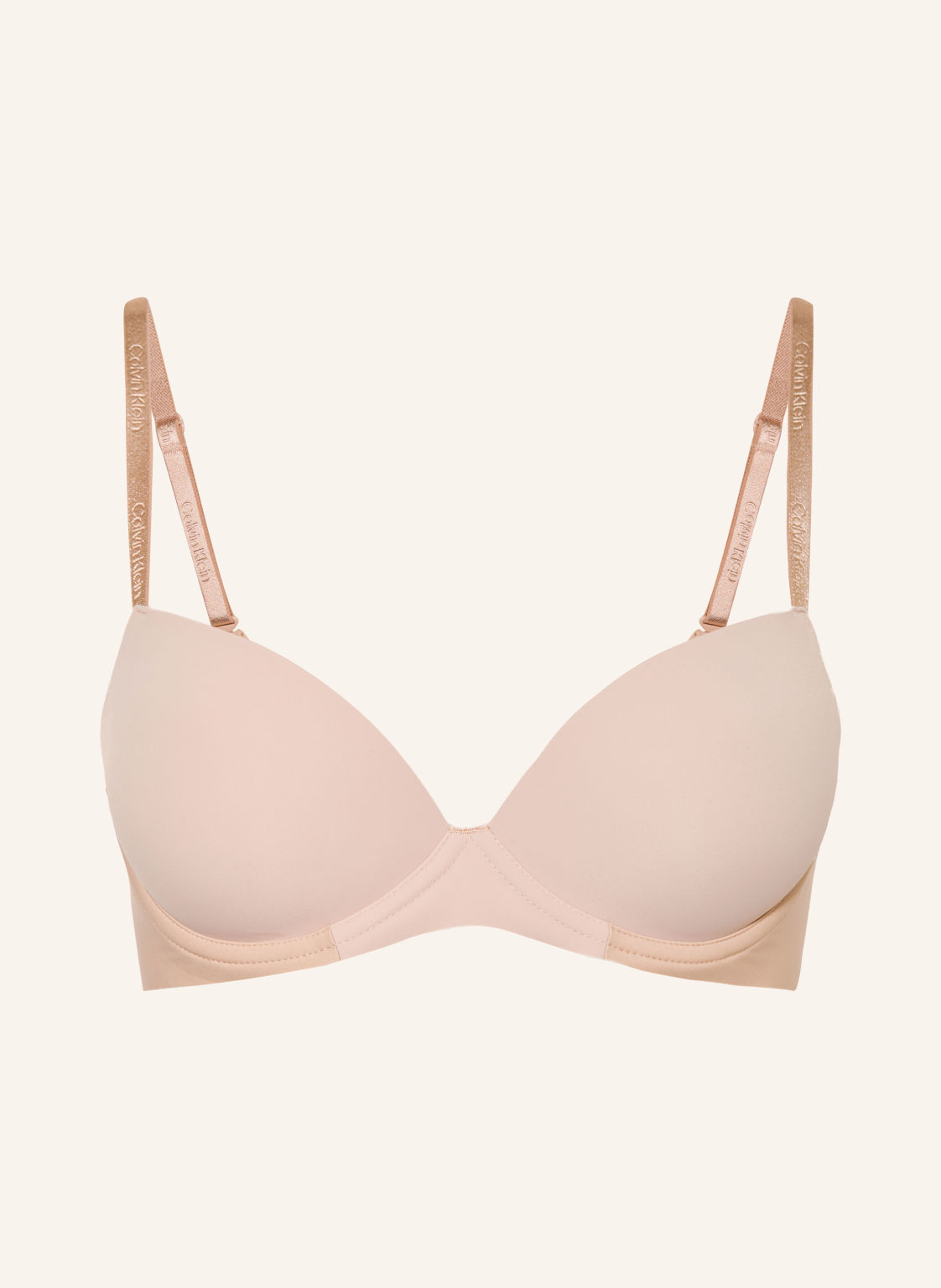 Calvin Klein Biustonosz Z Fiszbinami Lift Demi beige