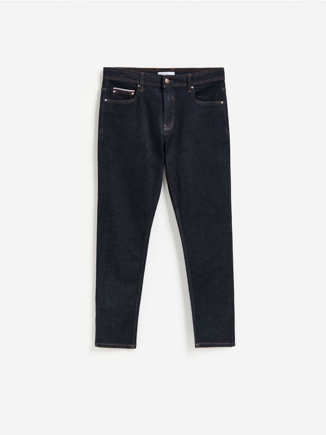 Reserved - Jeansy slim fit - granatowy
