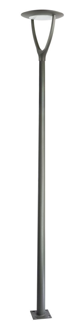 Su-Ma URAN UR-3300 lampa ogrodowa stojąca 327cm LED 60W 4000K IP65 ciemny popiel