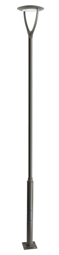 Su-Ma URAN-4500 lampa ogrodowa stojąca 447cm LED 60W 4000K IP65 ciemny popiel UR-4500