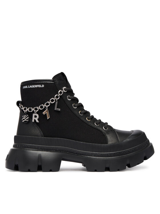 KARL LAGERFELD Trzewiki Trekka KL43536S Czarny