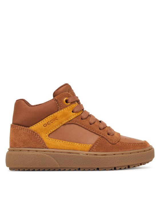 Geox Sneakersy J Theleven Boy J46LDC 05422 C6689 M Brązowy