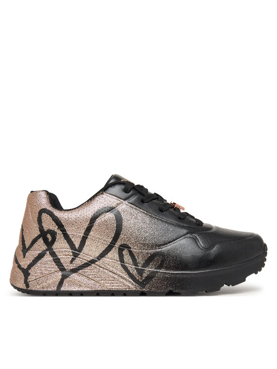 Skechers Sneakersy Jgoldcrown: Uno Lite - Heartdust Forever 310814L Czarny