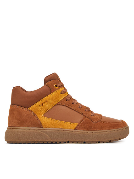 Geox Sneakersy J Theleven Boy J46LDC 05422 C6689 D Brązowy