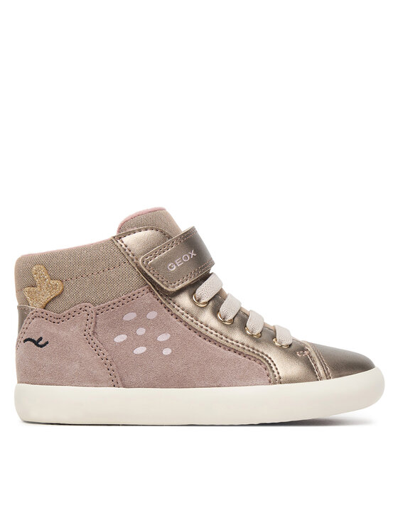 Geox Sneakersy B Gisli Girl B661MA 022NF C5005 S Beżowy ciemny