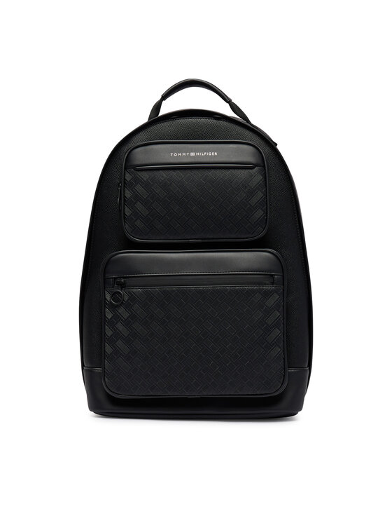 Tommy Hilfiger Plecak Th Modern Monogram Backpack AM0AM14683 Czarny