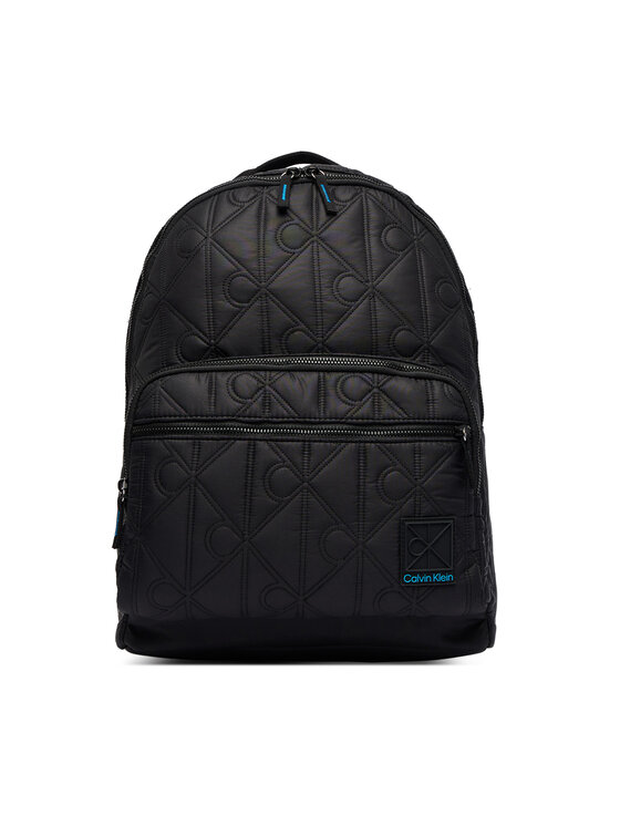 Calvin Klein Plecak Emblem Aop Puffer Backpack LV04D3474G Czarny