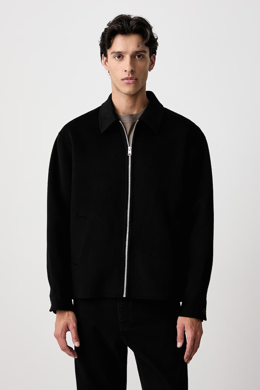 Frame DOUBLE FACE WOOL JACKET kurtka przejściowa wełniana męska