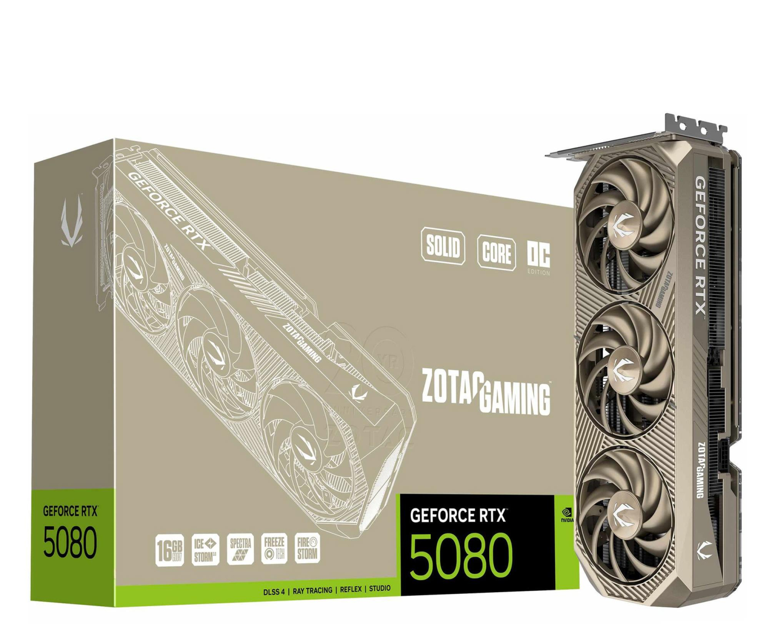 Zotac GeForce RTX 5080 Solid Core OC 16GB 20th Anniversary Edition ZT-B50800J2S-10P