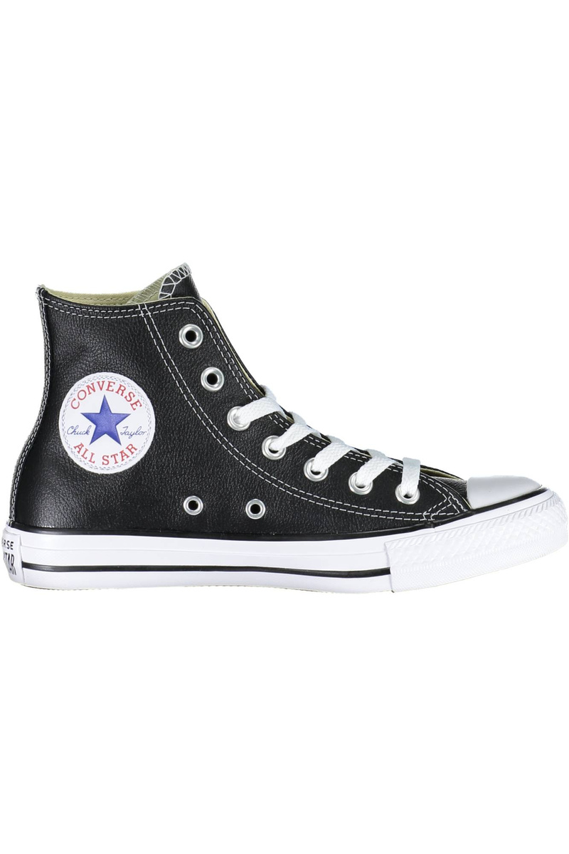 Czarne skórzane trampki damskie Converse Chuck Taylor All Star High