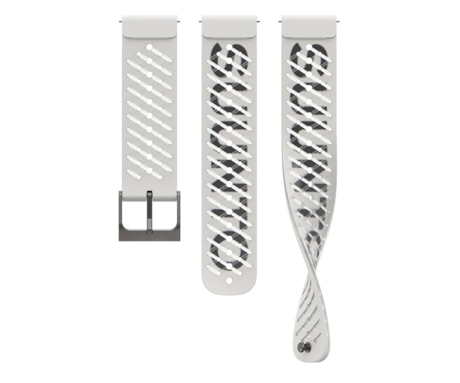 Suunto 22mm Athletic 5 Silicone Strap Pearl White S+M