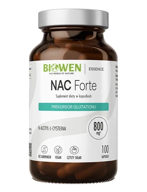 Biowen NAC Forte Suplement Diety 100 Kapsułek