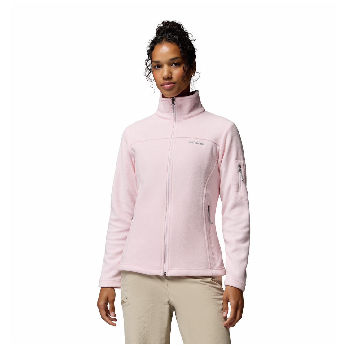 Bluza damska Columbia Fast Trek™ II Jacket Rozmiar: S / Kolor: różowy/biały