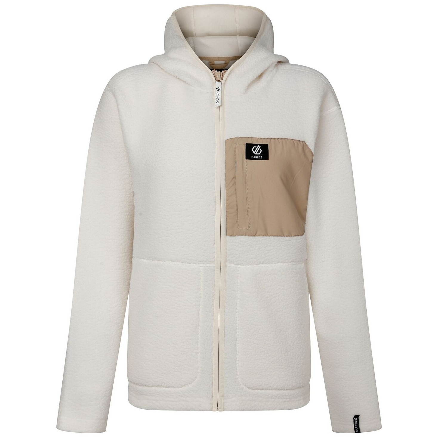 Bluza damska Dare 2b Womens Firn Hooded Borg Rozmiar: M / Kolor: biały