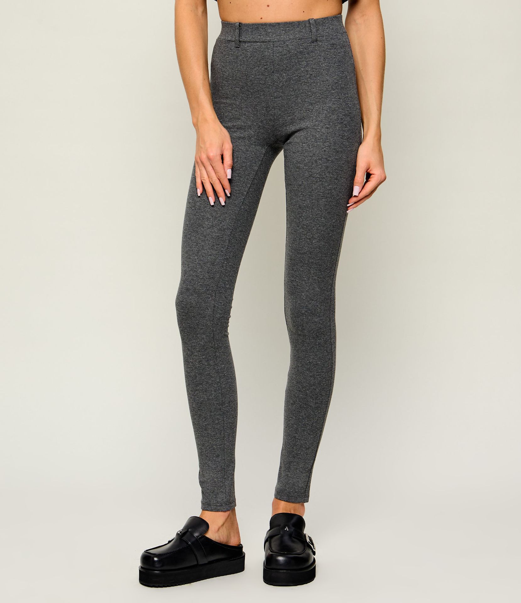 Patrizia Pepe Legginsy Slim Fit z dodatkiem wełny