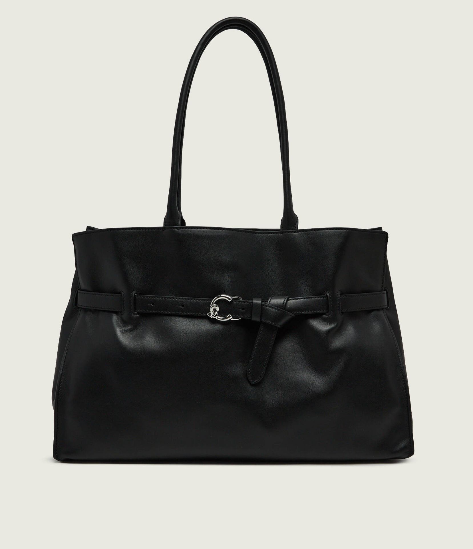 Coccinelle Skórzana shopperka Coccinelle Sabine Soft