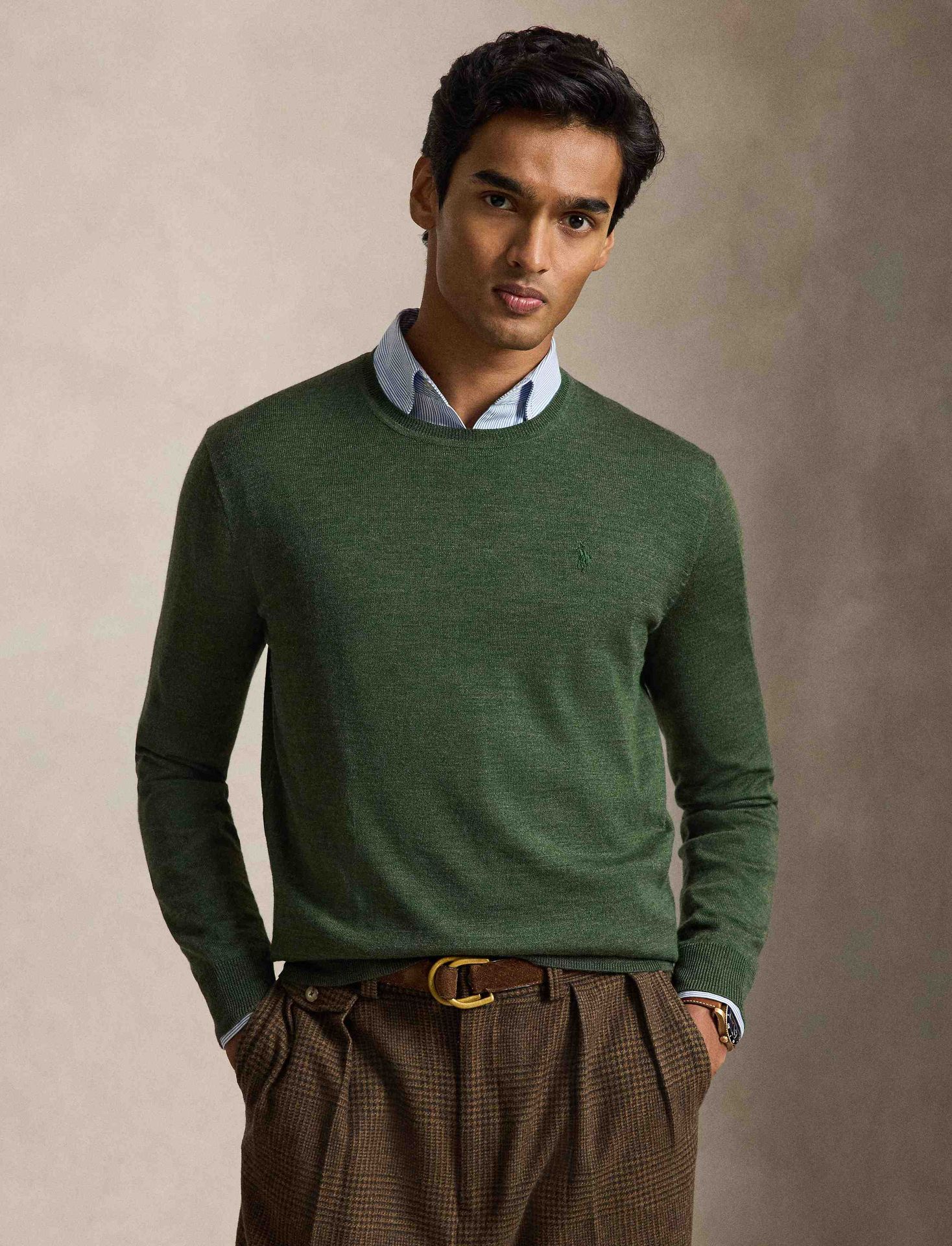 POLO RALPH LAUREN Wełniany sweter Regular Fit