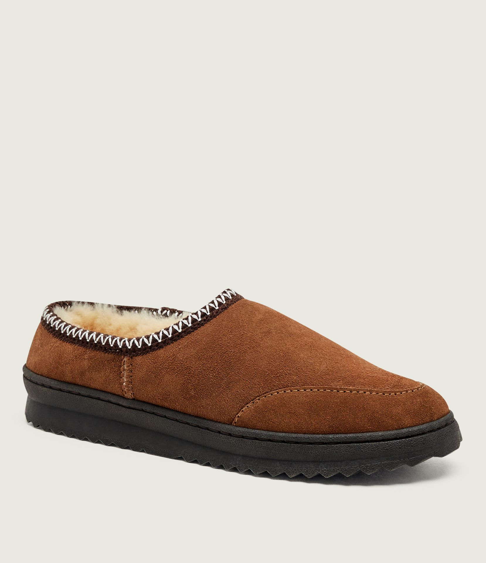 EMU Australia Ocieplane mule Platinum Outback Scuff zamsz z dodatkiem wełny