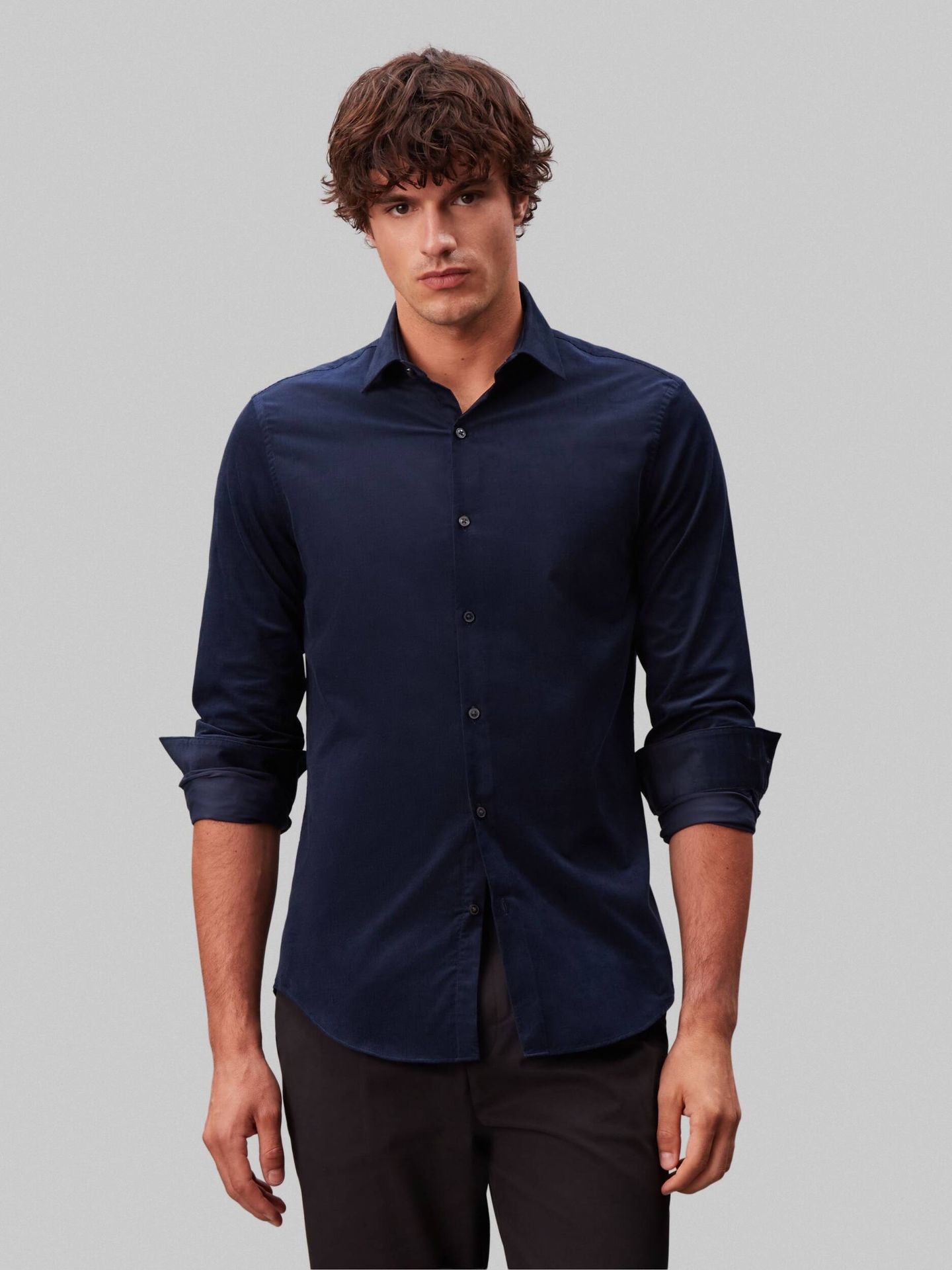 Calvin Klein Koszula Slim Fit sztruks