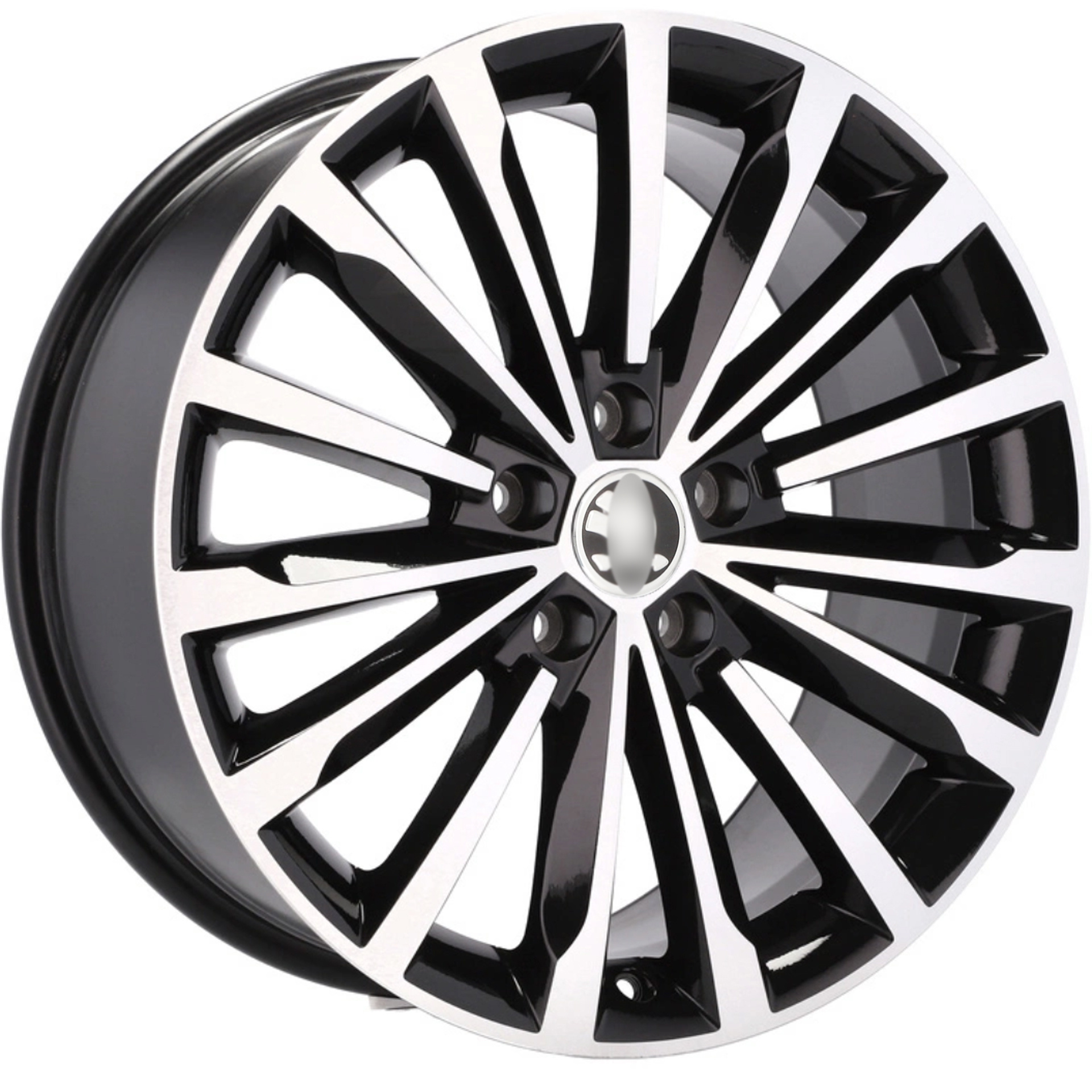 4x Felgi 18 m.in. do SKODA Trinity Kodiaq Karoq Octavia 4 Superb VW Golf Passat b8 Tiguan - F1526 (YF0458)