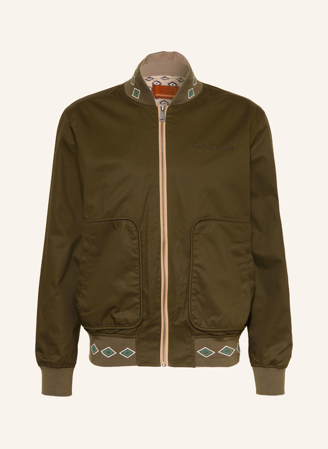Scotch & Soda Bomberka Dwustronna gruen