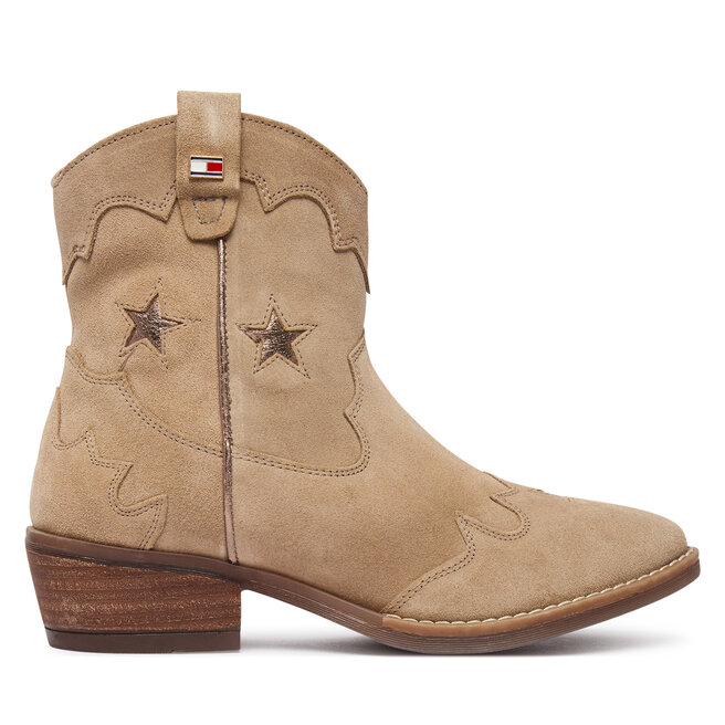 Kowbojki Tommy Hilfiger T3A5-35196-1429 Beżowy