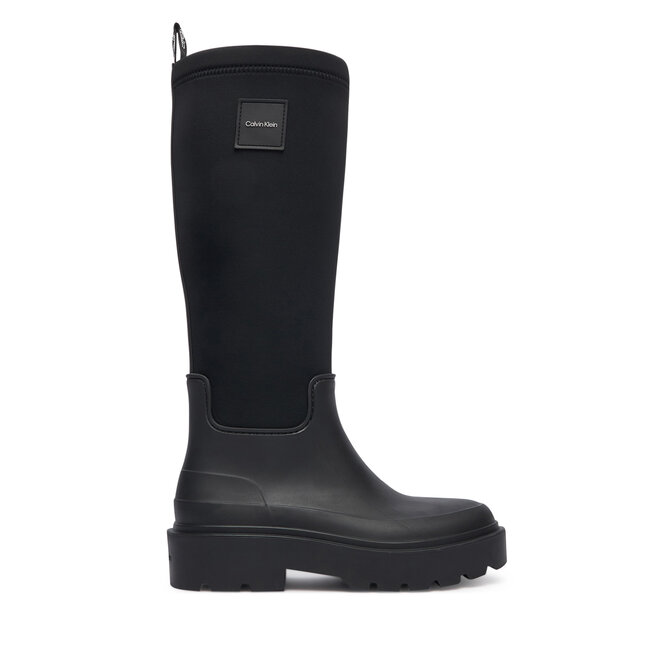 Kalosze Calvin Klein Rainboot High Rubber Neo HW0HW03180 Czarny