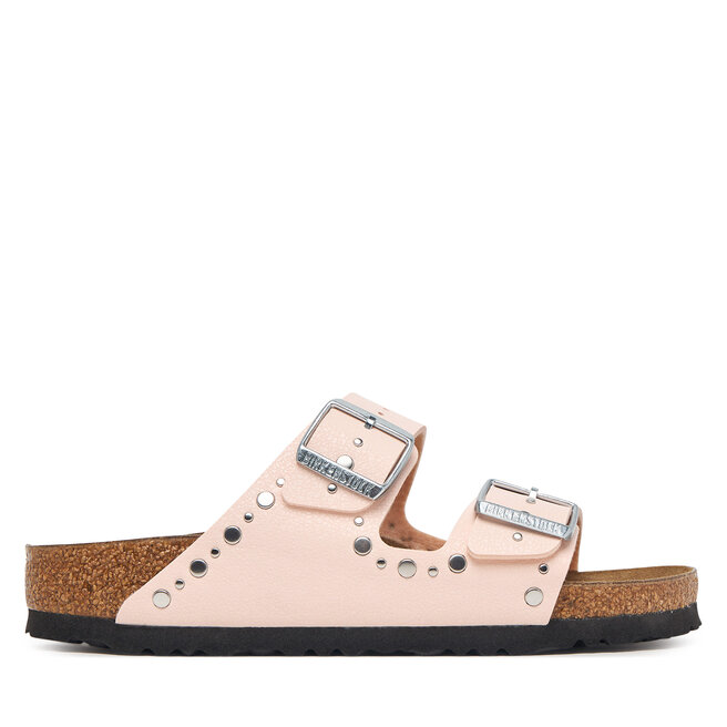 Klapki Birkenstock Arizona Rivets 1032546 S Różowe złoto