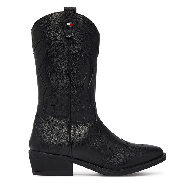 Kowbojki Tommy Hilfiger T3A6-35193-0036 Czarny