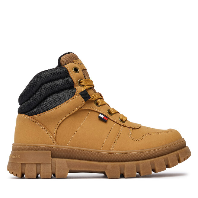 Trzewiki Tommy Hilfiger T3X5-35292-0316 M Brązowy