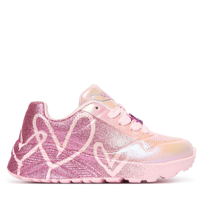 Sneakersy Skechers Jgoldcrown: Uno Lite - Heartdust Forever 310814L Różowy