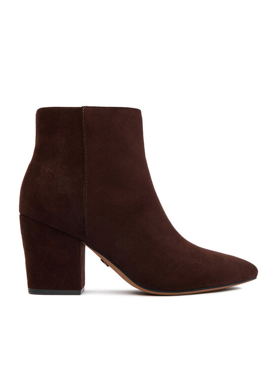 Nine West Botki CEO-ZAKIA-01 Brązowy ciemny