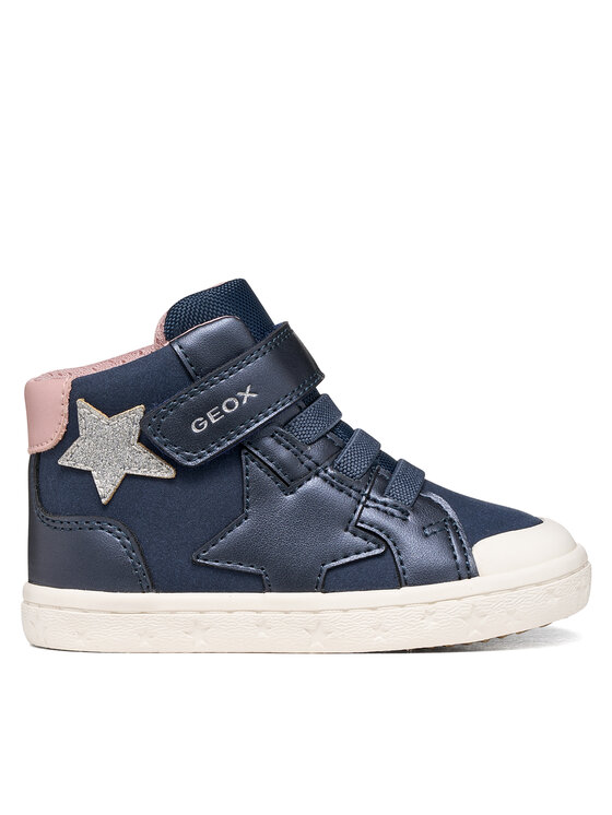 Geox Sneakersy B Gisli Girl B561MG 0AUAJ CF4A8 S Granatowy