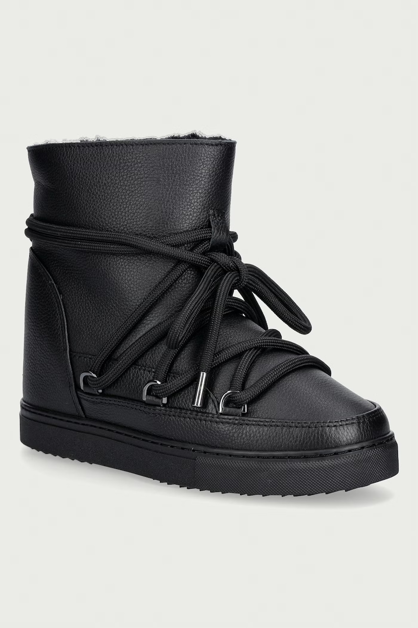 Inuikii Full Leather Wedge śniegowce damskie skórzane