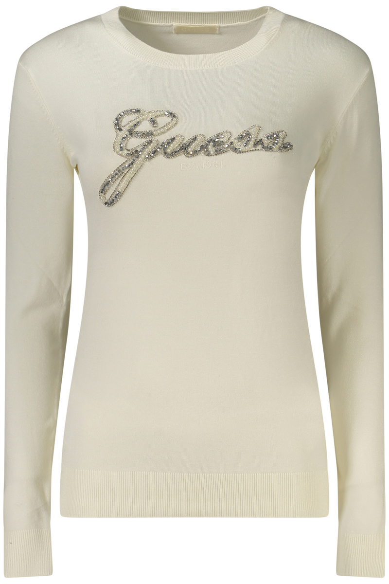 GUESS JEANS BIAŁY SWETER DAMSKI