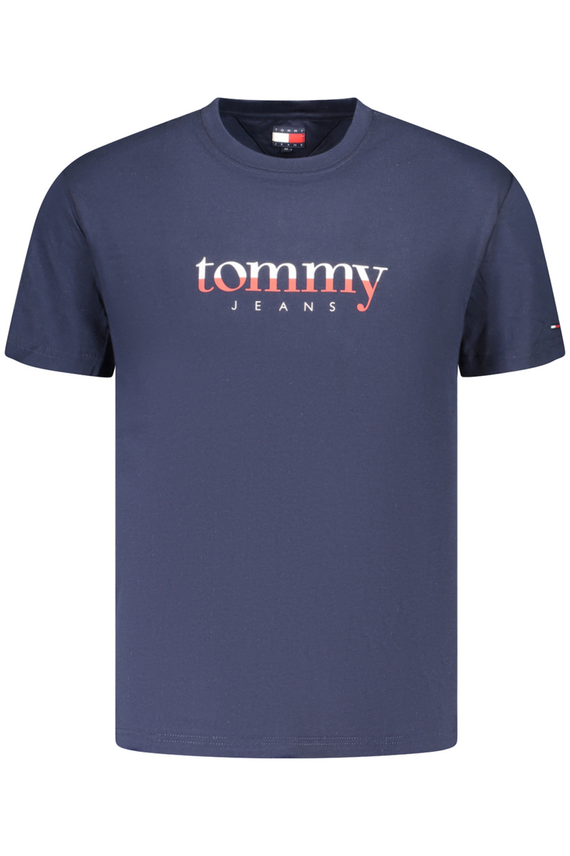 TOMMY HILFIGER MĘSKA KOSZULKA Z KRÓTKIM RĘKAWEM NIEBIESKA
