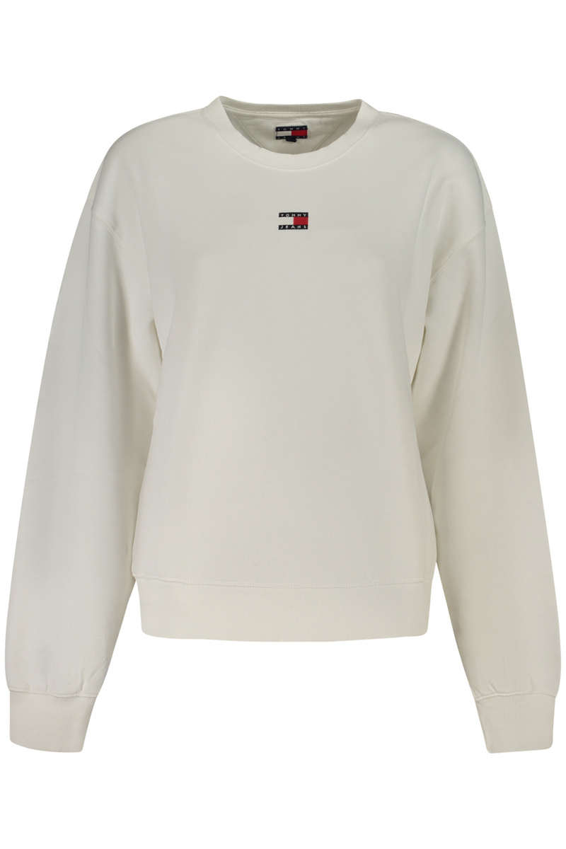TOMMY HILFIGER BLUZA DAMSKA Z ROZPINANYM NA ZAMEK BIAŁA